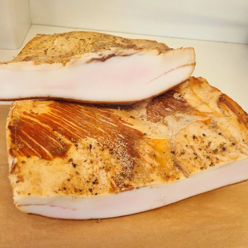 Kiaulienos lašiniai, šalto rūkymo 500g