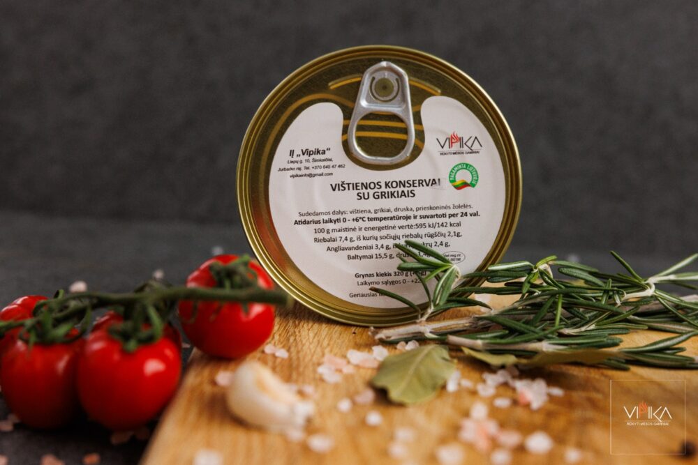 Vištienos konservai su grikiais 320g