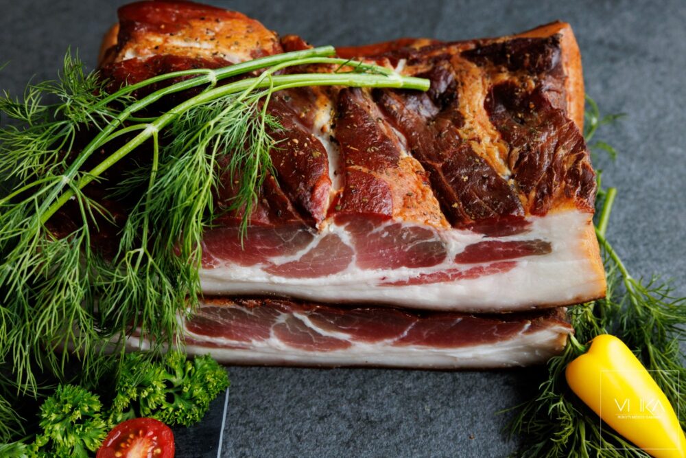 Mentės lašiniai, šalto rūkymo 1kg